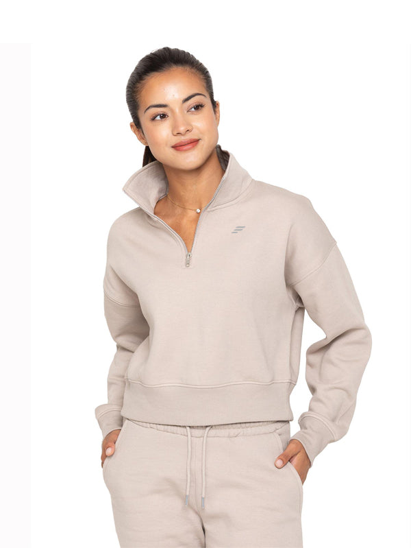 Half-zip sweatshirt